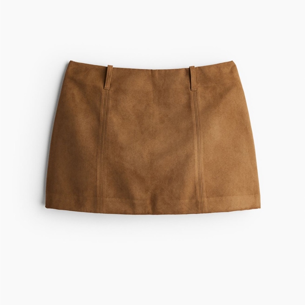 H&M Suede Skirt A line Skirt